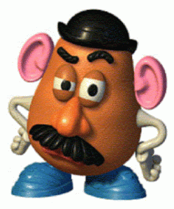 Mr. Potato Head is skeptical